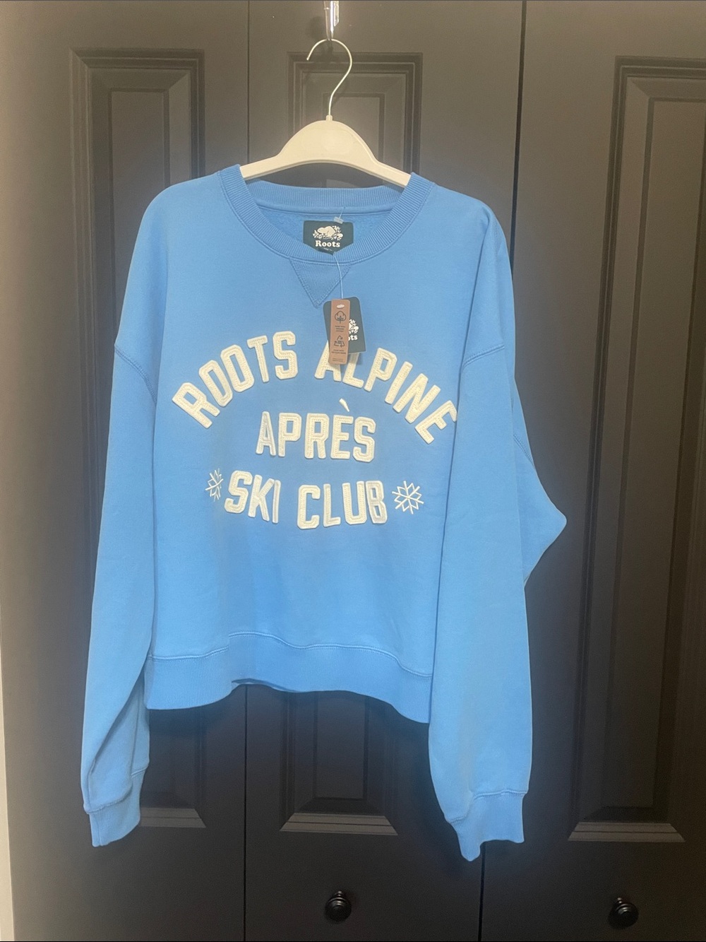 Roots Blue 'Roots Alpine Après Ski Club' Crewneck Sweatshirt